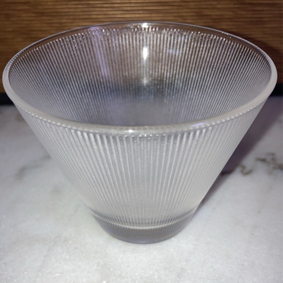 SIX Vintage Federal 1950’s Ribbed Norse Punch Glass Cups Mid Century Modern MCM - Picture 3 of 12